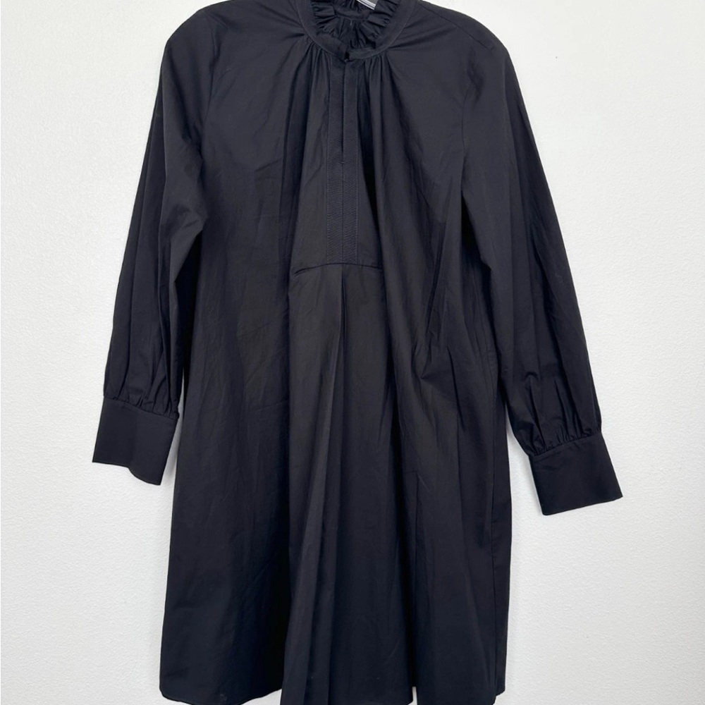 COS Ruffled-Collar Mini Shirt Dress - Tunic Style - Picture 4 of 11